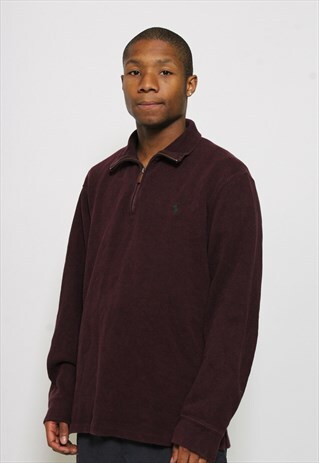 VINTAGE POLO RALPH LAUREN 1/4 ZIP SWEATSHIRT