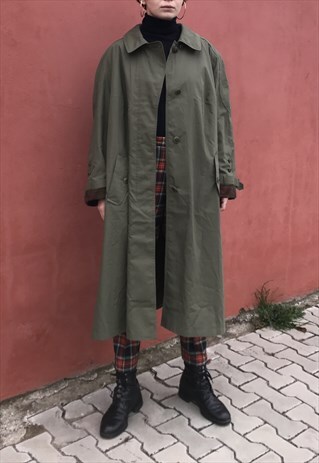 80S OVERSIZED KAKI COAT