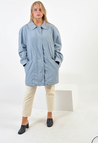 VINTAGE PARKA JACKET IN BLUE