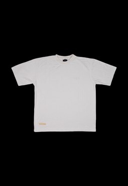 Vintage 90s Versace Embroidered Logo T-Shirt in White