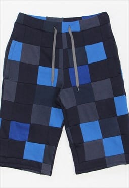 Navy Sustainable Patchwork Picnic Shorts