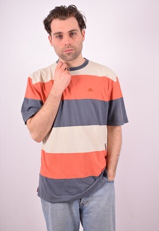 ROBE DI KAPP MENS VINTAGE T-SHIRT TOP XL MULTI 90S