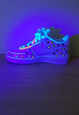 Nike AF1 Neon Floral Women's shoes 