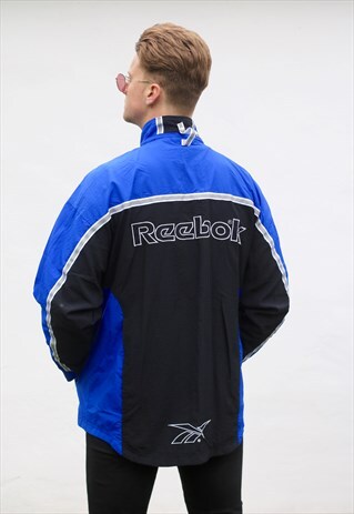 REEBOK ATHLETICS TRACK & FIELD RETRO COACH SPORTSWEAR JACKET