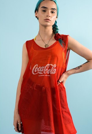 VINTAGE COCA-COLA STRING VEST