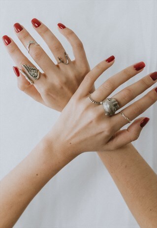 CAT SILVER RING