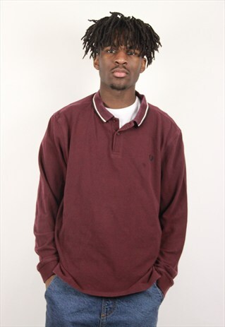 VINTAGE FRED PERRY LONG SLEEVE SLIM FIT POLO-SHIRT