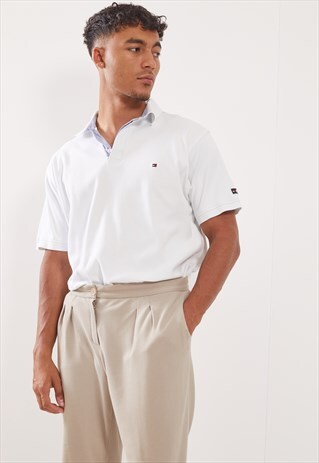 VINTAGE TOMMY HILFIGER SHORT SLEEVE POLO TOP