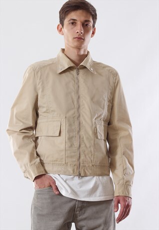 VINTAGE VALENTINO HARRINGTON 90S BEIGE