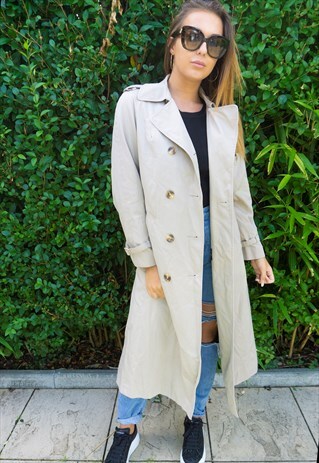 VINTAGE TRENCH BUSINESS COAT