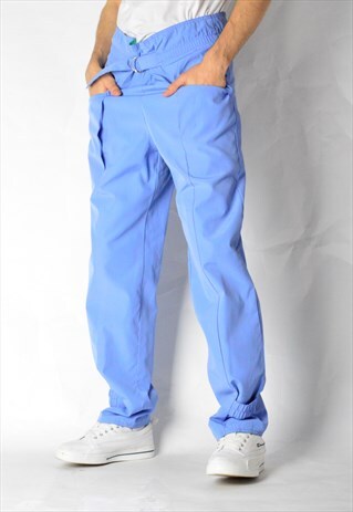 VINTAGE 80S BLUE SPORTS PANTS