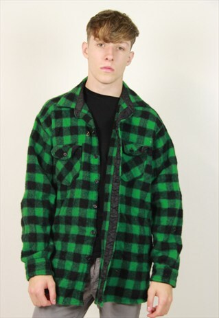 VINTAGE THICK FLANNEL SHIRT