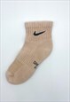 Colour Block Nike Socks - Nude