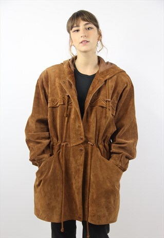 VINTAGE PARKA SUEDE JACKET