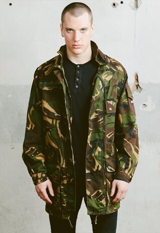VINTAGE CAMOUFLAGE PARKA JACKET
