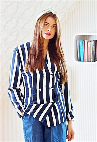 STRIPED VINTAGE JACKET
