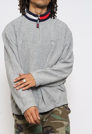 VINTAGE TOMMY HILFIGER 1/4 ZIP FLEECE