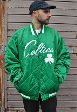 90's vintage Majestic USA NBA Boston Celtics bomber jacket