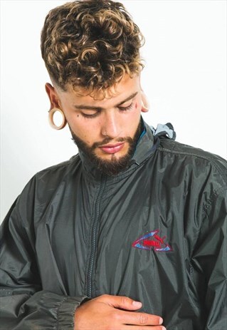 VINTAGE 80S PUMA SHELL SPORT JACKET / S4013