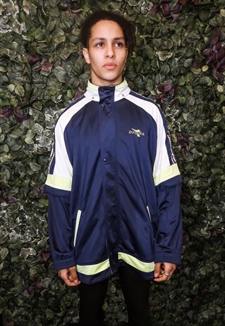 DIADORA NEON DETACHABLE ARMS SIDE TAPED JACKET