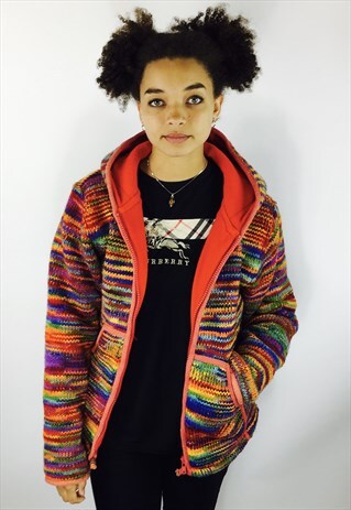 GORGEOUS FESTIVAL BOHO KNITTED HOODIE