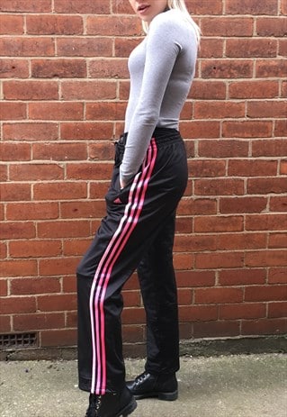 VINTAGE ADIDAS CASUAL TRACK PANTS TROUSERS JOGGERS M/L