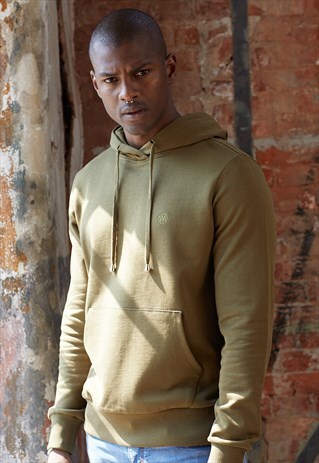 ESSENTIALS HOODIE IN DARK OLIVE