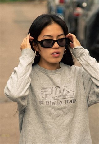 SPELL-OUT FILA BELLA ITALIA SWEATSHIRT IN GREY