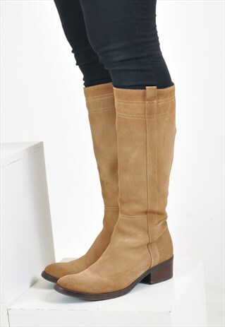 VINTAGE SUEDE LEATHER BOOTS