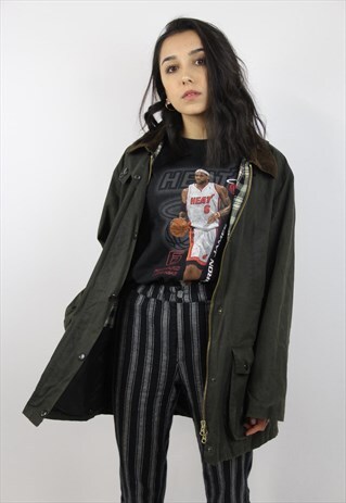 VINTAGE GREEN WAX JACKET