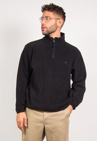 NAUTICA 1/4 ZIP FLEECE SWEATER