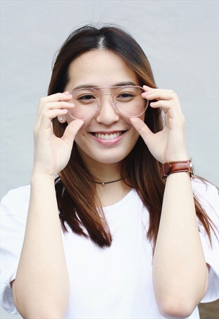 SHALEX AVIATOR GLASSES - PINK