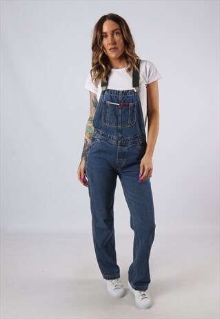 VINTAGE TOMMY HILFIGER DUNGAREES BICH REWORKED UK 6 XXS (A3D