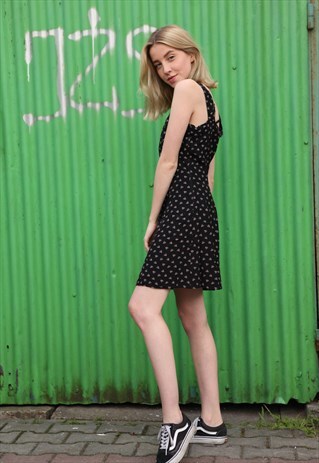 VINTAGE 90'S GRUNGE UNITED COLORS OF BENETTON MINI DRESS