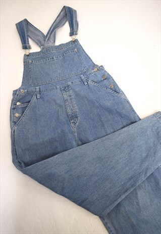 VINTAGE 90S SKOOZI BLUE DENIM DUNGAREES
