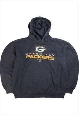 Vintage  NFL Hoodie Green Bay Packers NFL Heavyweight Grey