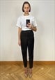 HIGH WAISTED SUEDE PANTS, WOMEN'S SUEDE LEATHER TROUSERS