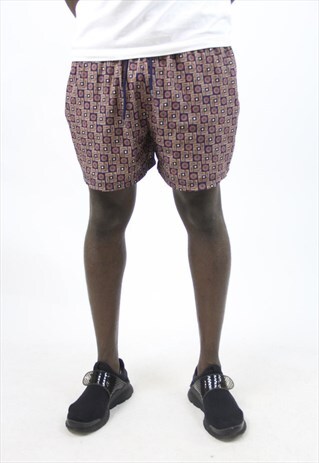VINTAGE 90'S PATTERNED SPORT SHORTS