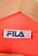 VINTAGE FILA MAGIC LINE FLEECE 1/4 BUTTON POLARLITE PINK XL