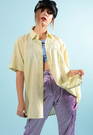 VINTAGE BOYFRIEND FIT PATTERN SHIRT