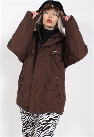 VINTAGE K-WAY JACKET BROWN
