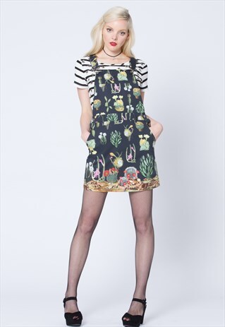 CACTUS PRINTED PINAFORE