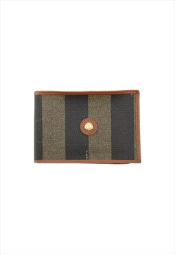 Vintage Fendi pequin striped wallet