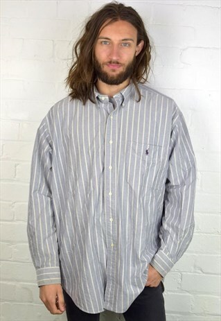 VINTAGE 90'S RALPH LAUREN STRIPED SHIRT