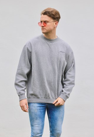 REEBOK VINTAGE GUNMETAL GREY SWEATSHIRT