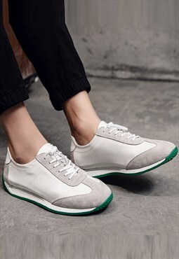 Classic sneakers suede finish sport shoes retro trainers