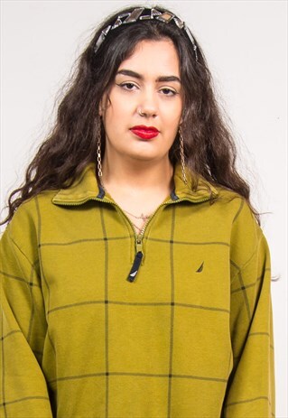 NAUTICA QUARTER ZIP SWEATSHIRT