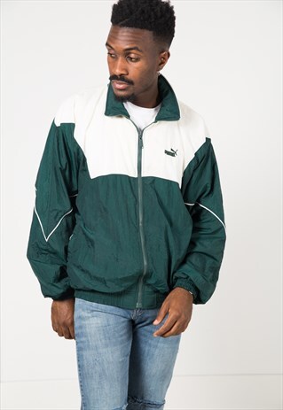 VINTAGE 80S PUMA SHELL SPORT JACKET / S1248