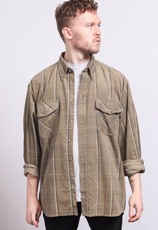 VINTAGE CORDUROY CORD SHIRT