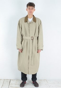 Vintage The Slip-On XL Trench Long Jacket Over Coat Belted